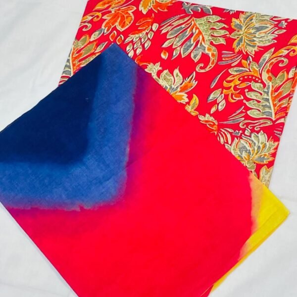 Cotton printed suit