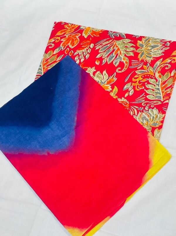 Cotton printed suit