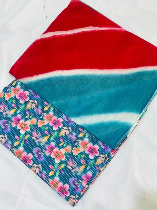 Cotton printed suit - Image 2