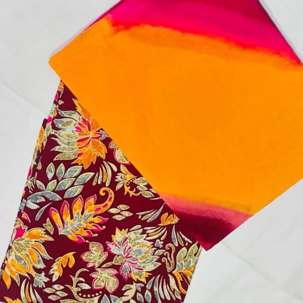 Cotton printed suit
