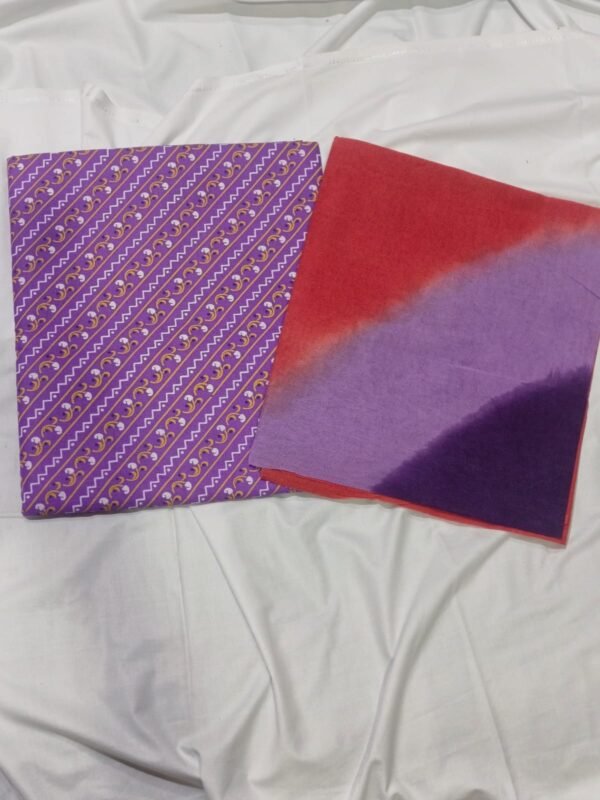 Cotton printed suit - Image 4