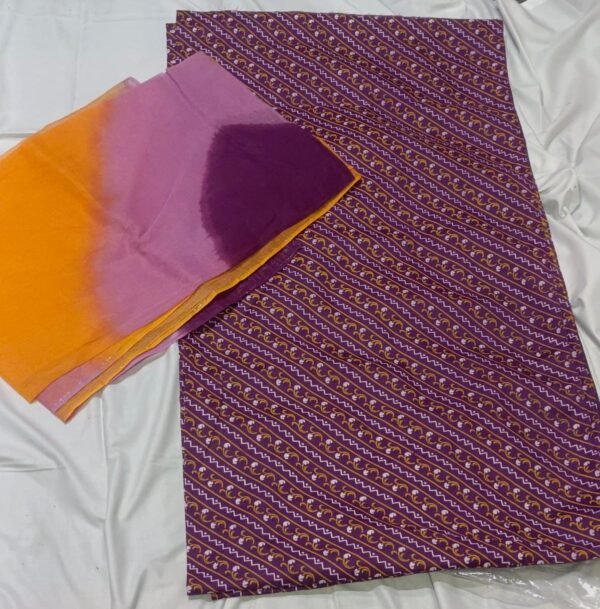 Cotton printed suit