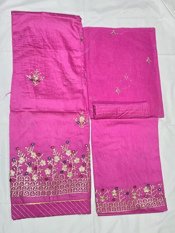 Chanderi cotton suit - Image 6