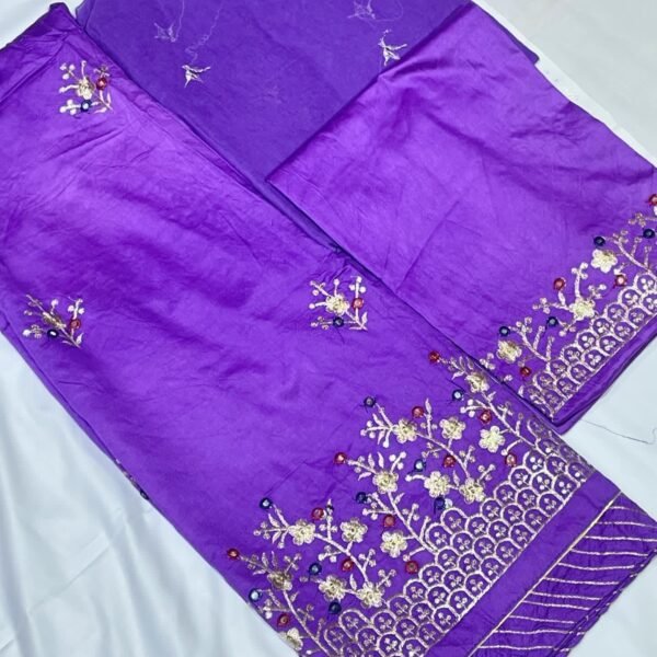 Chanderi cotton suit