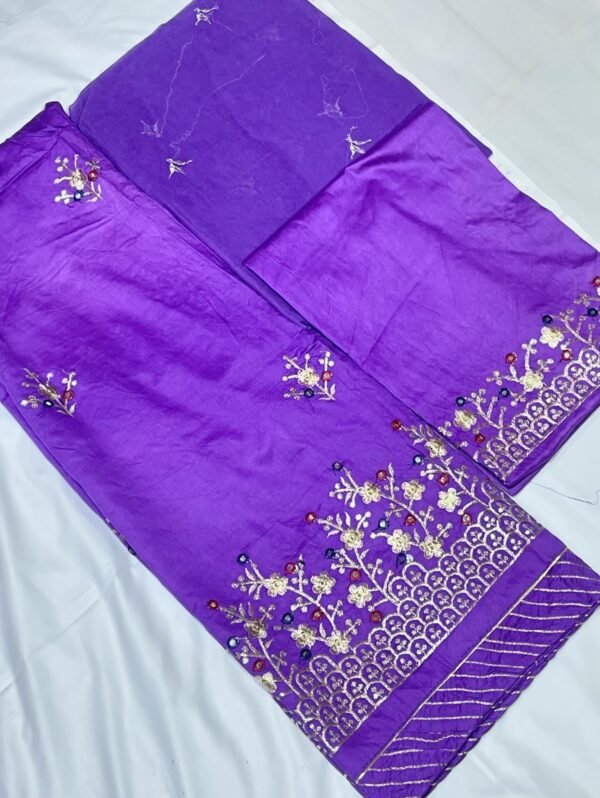 Chanderi cotton suit