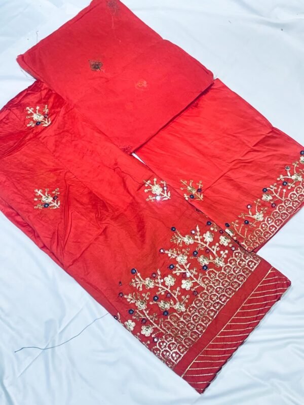 Chanderi cotton suit - Image 2