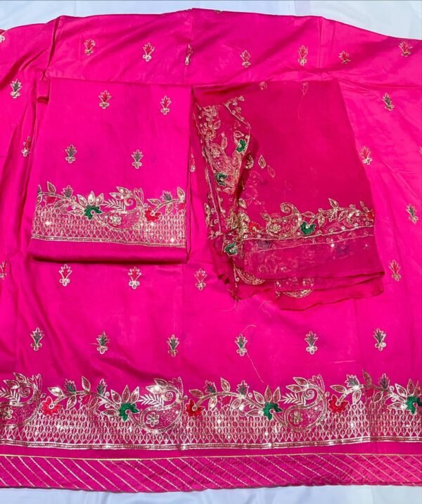 Chanderi Tora suit - Image 6