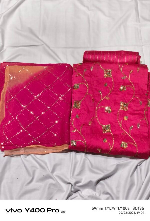 Cotton sundari suit - Image 2