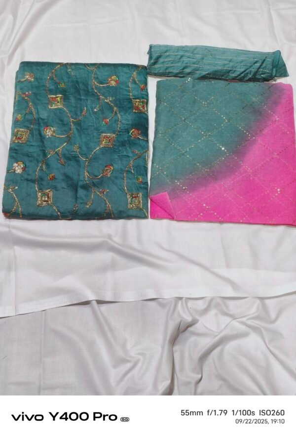 Cotton sundari suit - Image 4