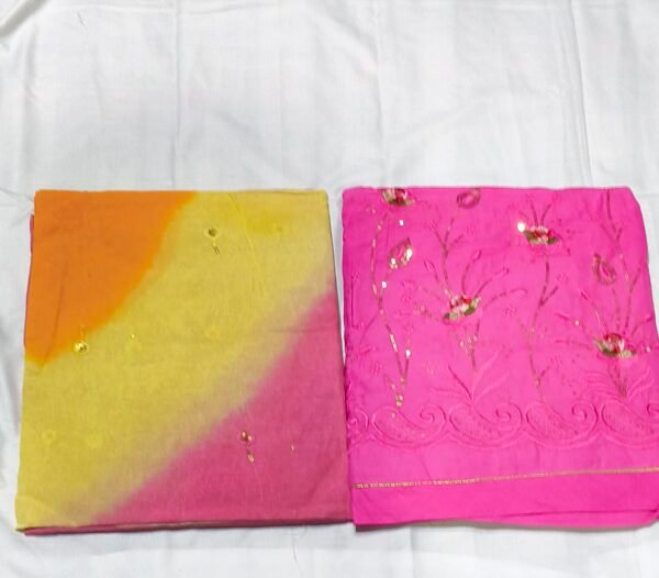 Cotton Work Suit Fancy Odhani - Image 3