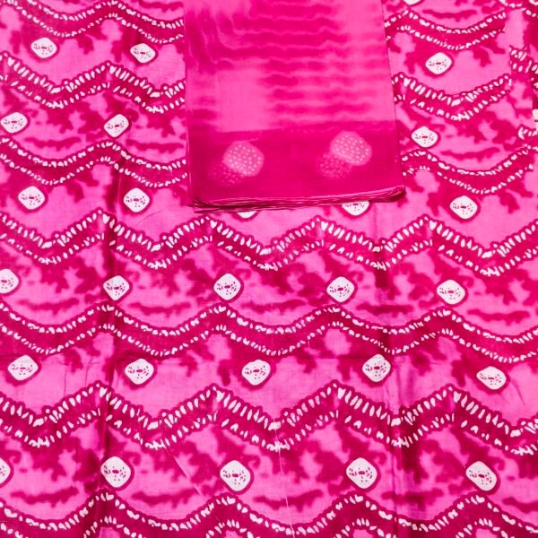 Cotton printed suit