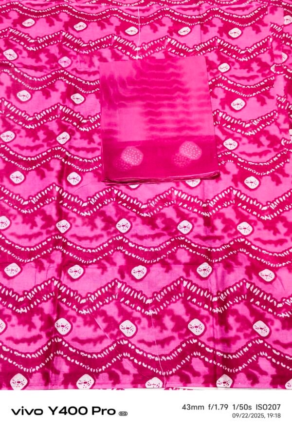 Cotton printed suit