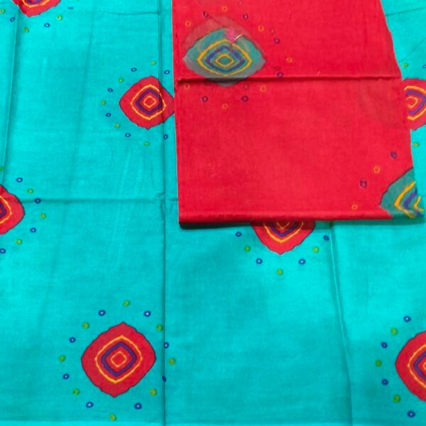 Cotton printed suit