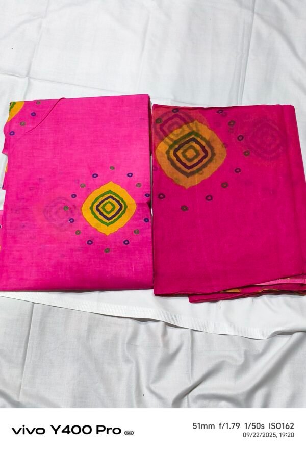 Cotton printed suit - Image 4